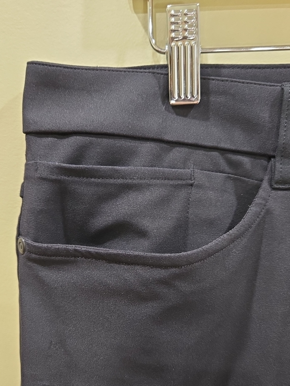 Lululemon Mens ABC Classic Fit Pant Warpstreme Black Size 36 Performance - Picture 9 of 16